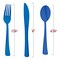 Smarty Had A Party Blue Disposable Plastic Party Cutlery Set, 1800PK 410CS-B-CASE - alternate 4