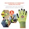 Ergodyne Gloves, Nitrile Coated, CR, A2, Lime, M, PK144 7022-CASE - alternate 5