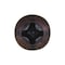 Auveco Phillips Pan Head Tapping Screw #6 x 3/8in Black Oxide, 100PK 16889 - alternate 2