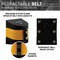 Us Weight Magnetic Wall Mount Retractable Belt Barrier, 33 ft., Chevron U2504CYB - alternate 3