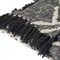 Homeroots 60" X 50" Black and Gray Woven Cotton Geometric Throw Blanket with Fringe 516542 - alternate 4