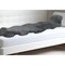 Homeroots 72" X 24" Charcoal Plain Weave Sheepskin Throw Blanket 480429 - alternate 6