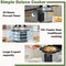 Simple Deluxe 9 in 1 Electric Pressure Cooker, Warmer and Sterilizer, Saute, Slow Cooker, Rice Cooker, Multi-Func 3A88HKCOOKPRESS6 - alternate 6