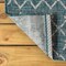 Jonathan Y Ourika Moroccan Geometric Textured Weave Teal/Gray 2 ft. x 10 ft. Indoor/Outdoor Runner Rug SMB108C-210 - alternate 5
