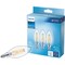 Signify 40W Equivalent Daylight B11 Candelabra Clear LED Decorative Light Bulb, 3PK 567388 - alternate 1