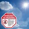 Signmission Absolutely No Soliciting No Politi, 10 inch X 10 inch, Aluminum Metal Signs, 5PK OC-A-5Pack-10-18 - alternate 3