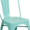 Flash Furniture Mint Green Metal Indoor-Outdoor Stackable Chair, PK4 4-ET-3534-MINT-GG - alternate 7