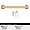 Amerock Hybridize 5-1/16 inch (128mm) Center-to-Center Champagne Bronze Cabinet Pull, 10PK 10VMP37062CZ - alternate 3