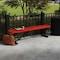 Leisure Craft Leisure Craft 6 FT Outdoor Bench without Back, Portable, Red B6XPP-RED - alternate 7