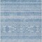 Homeroots 5' X 8' Sky Blue And Ivory Southwestern Washable Indoor Outdoor Area Rug 582849 - alternate 6