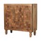 Homeroots 33in Brown Solid Wood Accent Cabinet With Two Doors And Two Drawers 720269 - alternate 7