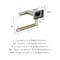 Amerock Esquire Polished Nickel/Golden Champagne Contemporary Single Post Toilet Paper Holder BH26617PNBBZ - alternate 4