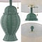 Jonathan Y Margie Wicker 20.5" Bohemian Rustic Iron LED Table Lamp, Green, 2PK JYL4041C-SET2 - alternate 5