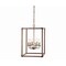 Jonathan Y Magnolia 16.2" 6-Light Adjustable Iron Rustic Farmhouse LED Pendant, Brown JYL7476A - alternate 1