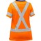 Bisley ANSI Type R Class 2 Women's Short Sleeve Shirt with X-Back 313W1118X-O/L - alternate 2