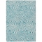 Homeroots 10' X 14' Teal Blue And Ivory Abstract Washable Indoor Outdoor Area Rug 599021 - alternate 1