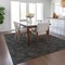 Homeroots 3' X 5' Black And Ivory Geometric Washable Indoor Outdoor Area Rug 602341 - alternate 5