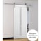 Sartodoors Barn Interior Door, 28" x 84", White QUADRO4112BD-S-WS-2884 - alternate 1