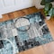 World Rug Gallery Contemporary Abstract Circle Design Soft Area Rug 2 ft 7 in x 4 ft Gray 307GRAY27X4 - alternate 1