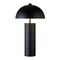 Homeroots 27" Black Metal Table Lamp With Black Dome Shade 524318 - alternate 7