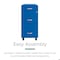 Space Solutions 14.25 in W 3 Drawer Mobile Vertical File Cabinet, Classic Blue 24422 - alternate 6