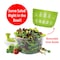 Brentwood Industries 5 Quart Salad Spinner with Serving Bowl in Green KA-5030G - alternate 4