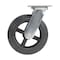 Vestil Rubber Swivel Caster 8 In. Diameter x 2 In. Width 551 Lb. Capacity Black CST-VE-8X2MR-S - alternate 8