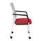 Office Star Products 8840W ProGrid Mesh Back Visitors Chair, White/ Red 8840W-9 - alternate 2