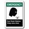 Signmission 10 in Height, Plastic, 10" x 7", ANSI-710ES Eye Wash Station Keep ANSI-710ES Eye Wash Station Keep - alternate 1