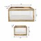 Happimess Fallon Modern Minimalist Handmade Wooden Metal Nesting Storage Baskets, White/Natural, 3PK BSK3005A-3SET - alternate 4