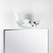 Jonathan Y Staunton 15" 2-Light Farmhouse Cottage Metal LED Vanity Light with Frosted Glass Shades, Chrome JYL7523B - alternate 8