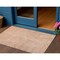 Homeroots 3' X 5' Peach Blue And Ivory Abstract Washable Indoor Outdoor Area Rug 597034 - alternate 1