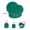 Smarty Had A Party Solid Green Holiday Round Plastic Dinnerware Value Set (120 Dinner Plates + 120 Salad Plates), 240PK 110GRVP-CASE - alternate 6