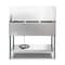 Koolmore Three Pan Open Well Electric Steam Table with Undershelf and Sneeze-Guard, . KM-OWS-3SG - alternate 4