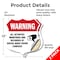 Signmission Video Surveillance Shield Label Set Warn, 12 inch X 12 inch, Vinyl Decal, 2PK SHI-D-2PACK-12-467 - alternate 2