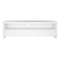 Homeroots 59in White Enclosed and Open Storage TV Stand 699849 - alternate 1
