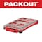 Milwaukee Tool PACKOUT Tool Case, 5 Compartments, 9-3/4 in W x 15-1/4 in D x 2-1/2 in H, Red, Plastic 48-22-8436 - alternate 11