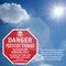 Signmission Danger Pesticide Storage Authorized, 4 inch X 4 inch, Vinyl Decal, 5PK OC-D-5PACK-4-45 - alternate 4