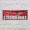 Signmission Fresh Strawberries, 18 Inch x 48 Inch, Vinyl Banner B-30659 - alternate 4