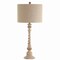Jonathan Y Regent 33" Rustic Resin LED Table Lamp, White Wash JYL3031A - alternate 3