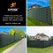 Xpose Safety Privacy Fence Screen 8.5ft x 100ft, Green, 36PK PS-86100G-HP36-X - alternate 6