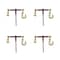 Mytee Products 4 Pcs Ratchet Binder w/ Grab Hook w/ 4 Pcs Trailer Hitch Safety Chain with Slip Hook CBRS38-SC-KIT - alternate 4