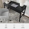 Martha Stewart Rhett Home Office 3 Drawer Desk w/Tapered Legs in Black w/Oil Rubbed Bronze Hardware NAN-PS-23504-BK-BK-MS - alternate 8
