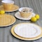 Laurie Gates California Designs Summer Bloom 12 Piece Melamine Dinnerware Set in Gold 135727.12 - alternate 5