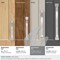 Amerock Revitalize 5-1/16 in 128 mm Center-to-Center Satin Nickel Cabinet Pull BP55346G10 - alternate 5