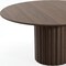 Homeroots 60" Brown Wood Pedestal Base Round Top Dining Table 720653 - alternate 3