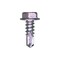 Auveco #8 x 1/2in Hex Washer Head Teks Tapping Screw Zinc, 100PK 9611 - alternate 1