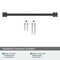 Amerock Mulholland 10-1/16 inch 256mm Center-to-Center Black Bronze Cabinet Pull BP53536BBR - alternate 4