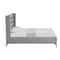 Homeroots Light Gray Velvet Upholstered King Bed Frame 544809 - alternate 4
