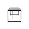 Homeroots 47" Black Wood and Stainless Steel Writing Desk 524925 - alternate 3